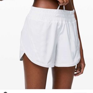 Track that MR size 4 Lululemon shorts. 5”. NWT